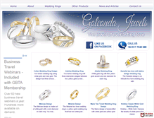 Tablet Screenshot of golcondajewels.com